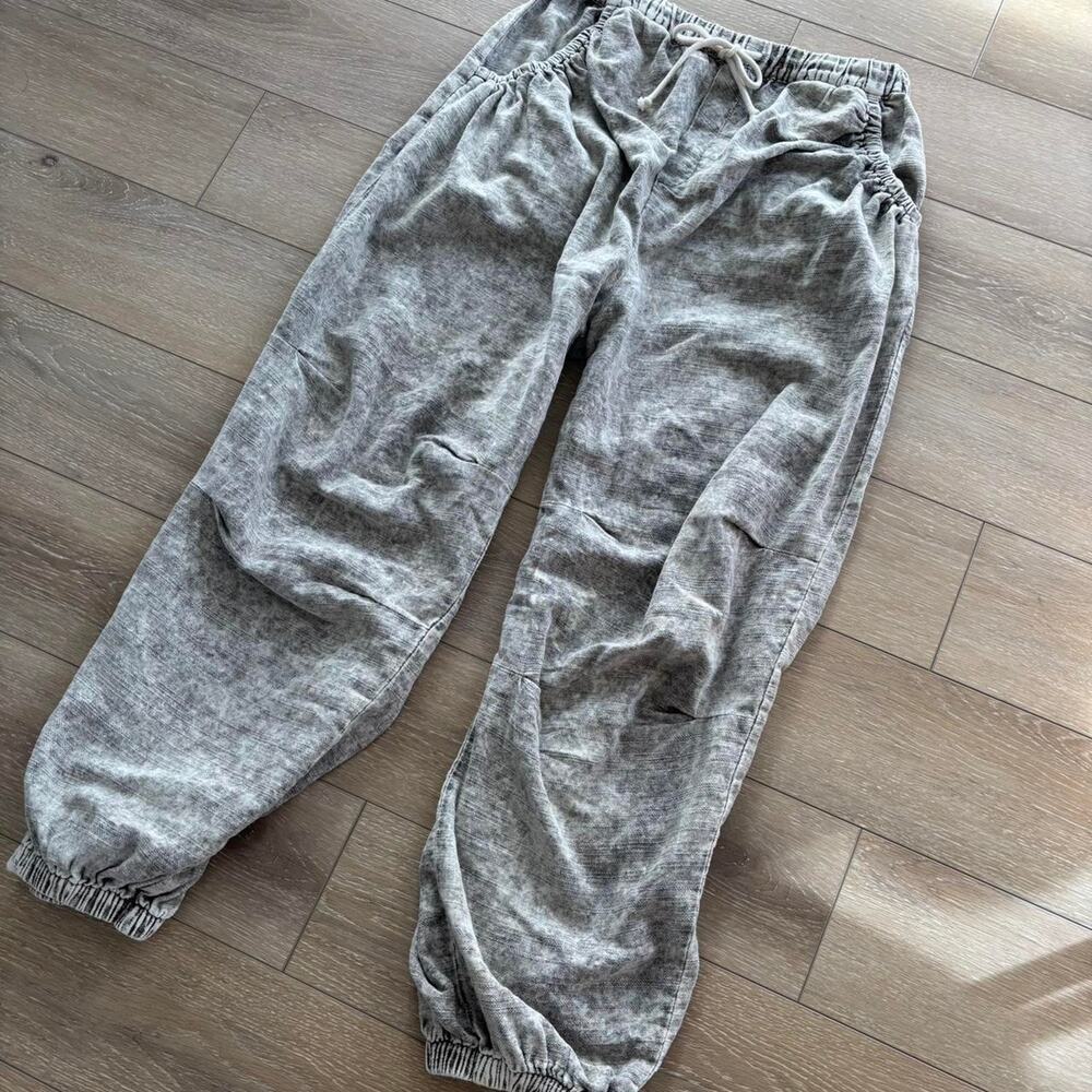 Out From Under Brown Wide Leg Elastic Waisted Cozy Stylish Sweatpants Sz Medium